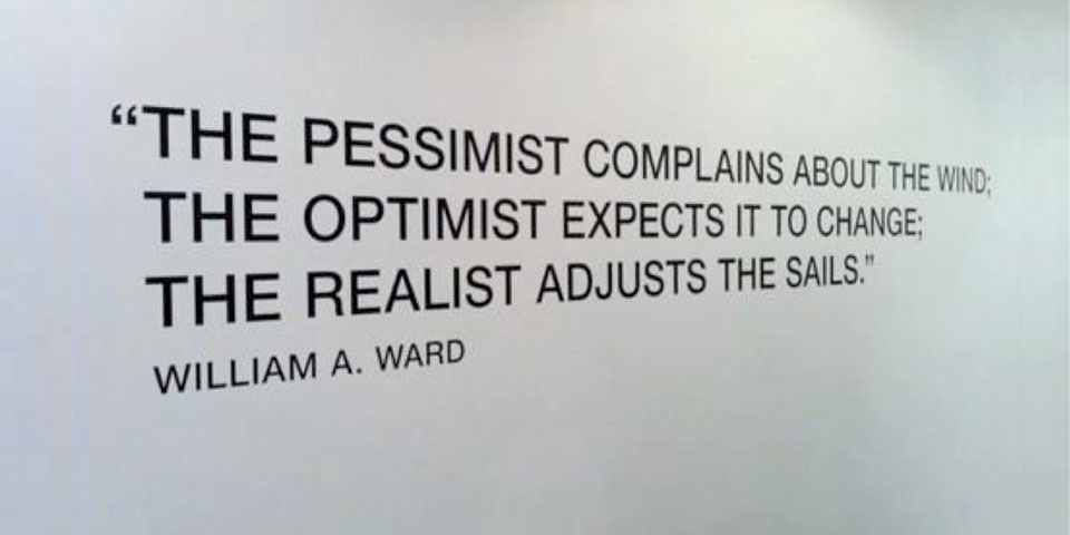 Optimist realist pessimist Realist vs